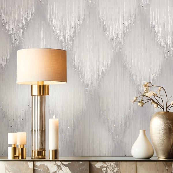 Galerie Wallpaper Product code: 35883_2 - Fashion Icon Wallpaper Collection - White Grey Colours -  