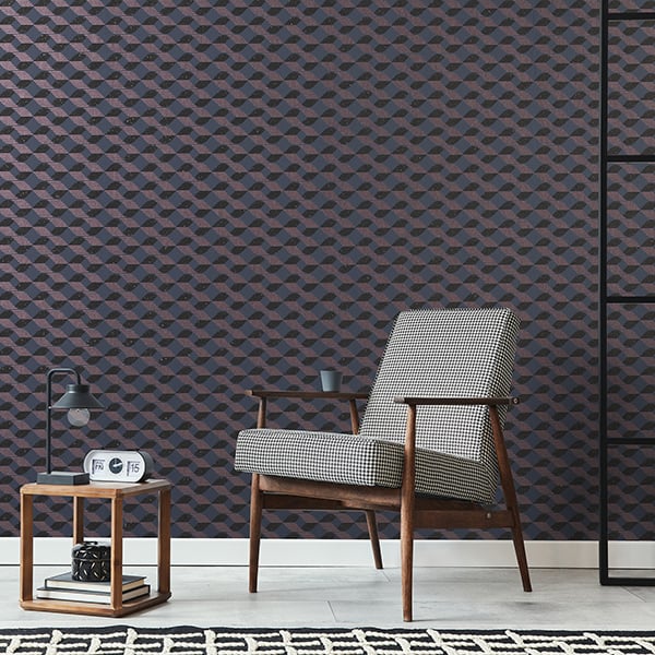 Galerie Wallpaper Product code: 51211R - Universe Wallpaper Collection - Blue Black Bronze Colours -  