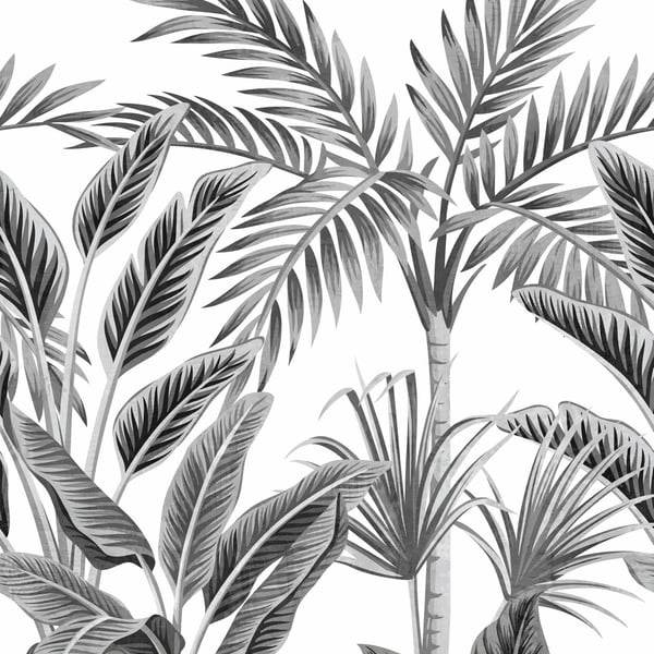 Galerie Wallpaper Product code: A40801_8 - One Roll One Motif II Wallpaper Collection - Black Colours -  