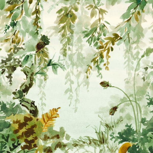 Galerie Wallpaper Product code: A52201_8 - One Roll One Motif II Wallpaper Collection - Green Colours -  