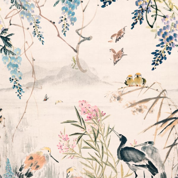 Galerie Wallpaper Product code: A52301_8 - One Roll One Motif II Wallpaper Collection - Blue Colours -  