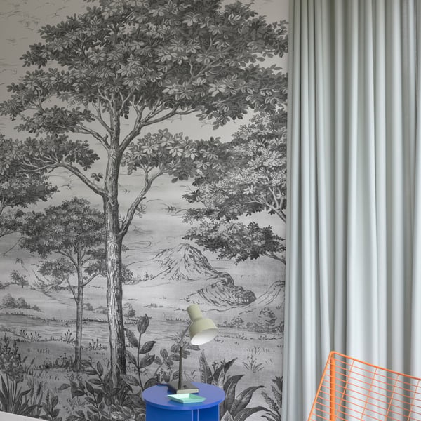Galerie Wallpaper Product code: A56702_2 - One Roll One Motif II Wallpaper Collection - Blackandwhite Colours -  