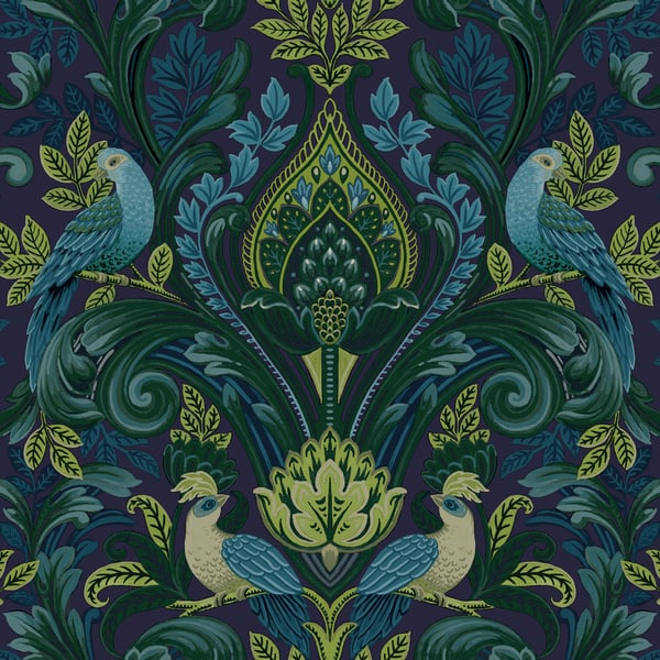 Galerie Wallpaper Product code: A67802 - Arcadia Wallpaper Collection - Blue Colours -  