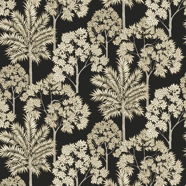 Galerie Wallpaper Product code: A71302 - Arcadia Wallpaper Collection - Black Colours -  