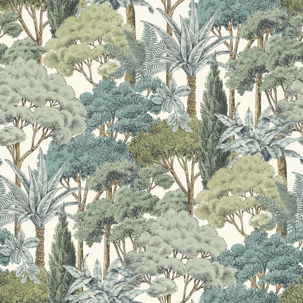 Galerie Wallpaper Product code: A76302 - Karuna Wallpaper Collection - Green Colours -  