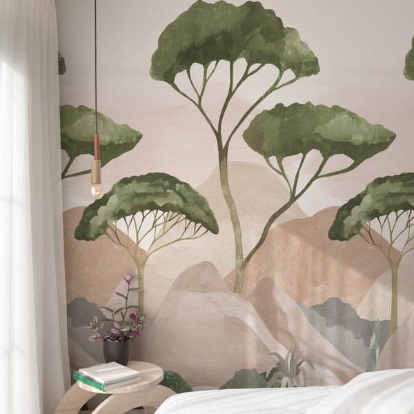 Galerie Wallpaper Product code: A77401_2 - One Roll One Motif II Wallpaper Collection - Green Colours -  