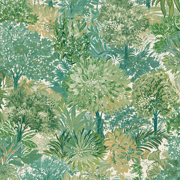 Galerie Wallpaper Product code: A78602 - Inia Wallpaper Collection - Green Colours -  