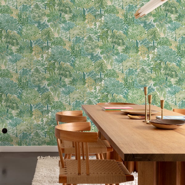 Galerie Wallpaper Product code: A78602_2 - Inia Wallpaper Collection - Green Colours -  