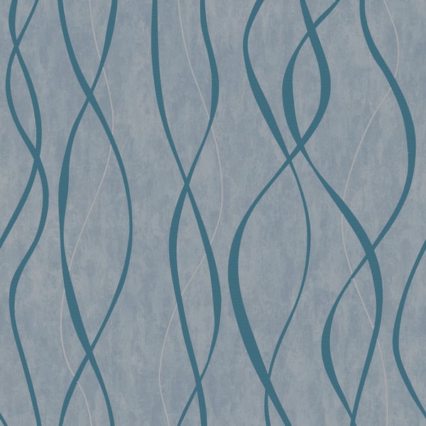 Galerie Wallpaper Product code: G67735 - Special FX 2 Wallpaper Collection - Blue Silver Colours -  
