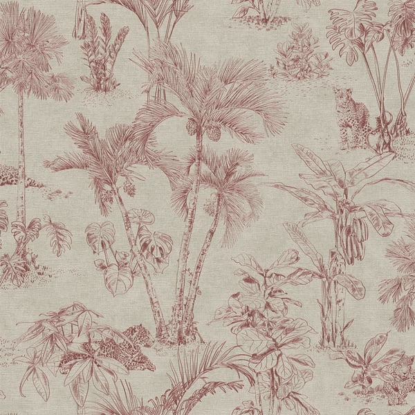 Galerie Wallpaper Product code: HV41021 - Havana Wallpaper Collection - Brown Red Colours -  