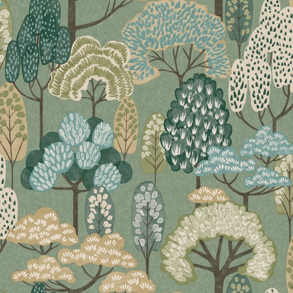 Galerie Wallpaper Product code: LD2113 - Little Dreamers Wallpaper Collection - Green Colours -  