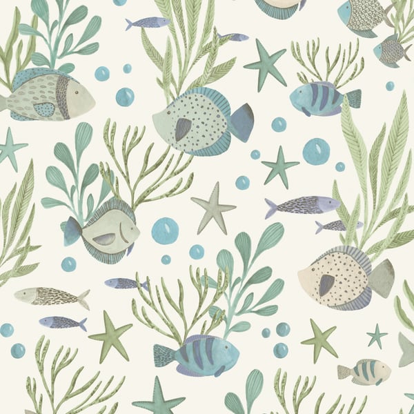 Galerie Wallpaper Product code: LD3309 - Little Dreamers Wallpaper Collection - Aqua Colours -  