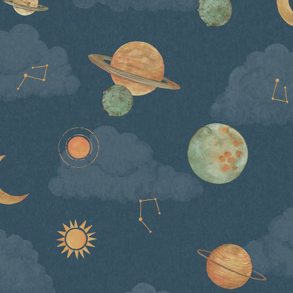 Galerie Wallpaper Product code: LD3515 - Little Dreamers Wallpaper Collection - Blue Colours -  