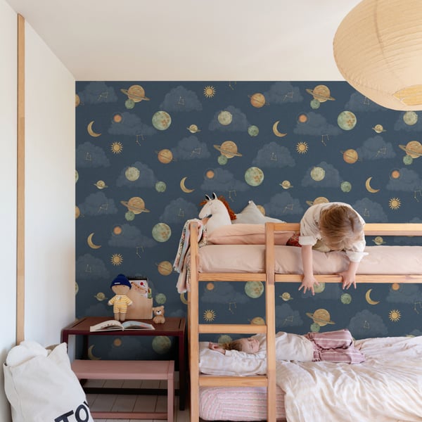 Galerie Wallpaper Product code: LD3515_2 - Little Dreamers Wallpaper Collection - Blue Colours -  