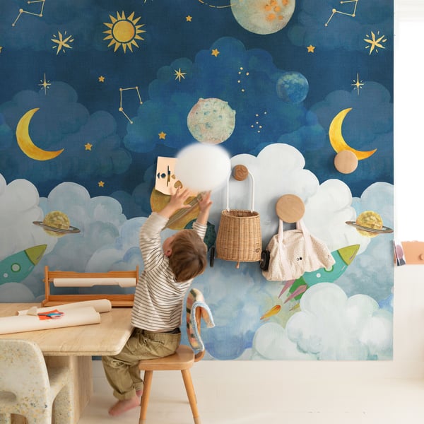 Galerie Wallpaper Product code: LD6101_2 - Little Dreamers Wallpaper Collection - Blue Colours -  