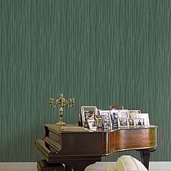 Galerie Wallcoverings Product Code: 42565 - Italian Textures 2 Wallpaper Collection Galerie Wallcoverings Product Code 42565 - Italian Textures 2 Wallpaper Collection - Dark Green Colours - Pleated Texture Design