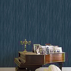 Galerie Wallcoverings Product Code: 42569 - Italian Textures 2 Wallpaper Collection Galerie Wallcoverings Product Code 42569 - Italian Textures 2 Wallpaper Collection - Navy Blue Colours - Pleated Texture Design