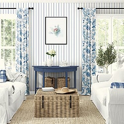 Galerie Wallcoverings Product Code: FC62502 - French Country Wallpaper Collection Galerie Wallcoverings Product Code FC62502 - French Country Wallpaper Collection - Bedford Blue Colours - Andree Design