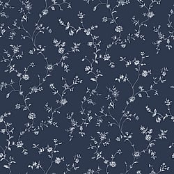 Galerie Wallcoverings Product Code: G67863 - Miniatures 2 Wallpaper Collection Galerie Wallcoverings Product Code G67863 - Miniatures 2 Wallpaper Collection - Blue White Colours - Floral Trail Design