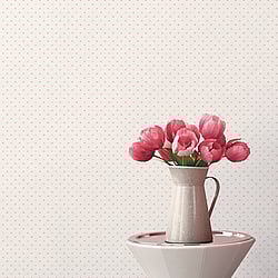 Galerie Wallcoverings Product Code: G67900 - Miniatures 2 Wallpaper Collection Galerie Wallcoverings Product Code G67900 - Miniatures 2 Wallpaper Collection - Pink Cream White Colours - Mini Fan Motif Design