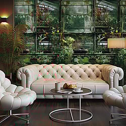 Galerie Wallcoverings Product Code HZ62094M - Horizon Wallpaper Collection - Brown Green Orange Colours - Botanical Haven Design