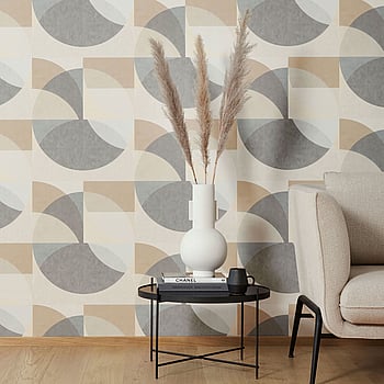Galerie Wallcoverings Product Code 10150-02 - ELLE Decoration Wallpaper Collection - Grey Beige Colours -  