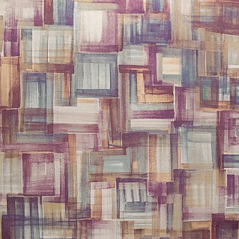 Galerie Wallcoverings Product Code 26802 - Crafted Wallpaper Collection - Pink Blue Gold Bronze Green White Colours -  