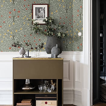 Galerie Wallcoverings Product Code 33014 - Apelviken Wallpaper Collection - Green Colours -  