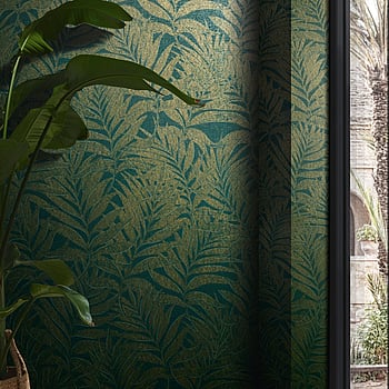 Galerie Wallcoverings Product Code 34007 - The New Design Book Wallpaper Collection - Green, Gold Colours -  