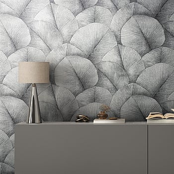 Galerie Wallcoverings Product Code 34508 - Kumano Wallpaper Collection - Grey Colours -  