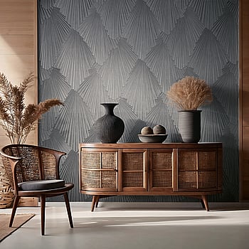 Galerie Wallcoverings Product Code 35849 - Fashion Icon Wallpaper Collection - Grey Anthracite Colours -  