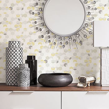 Galerie Wallcoverings Product Code 51183902 - Skandinavia 2 Wallpaper Collection - Yellow Grey Colours -  