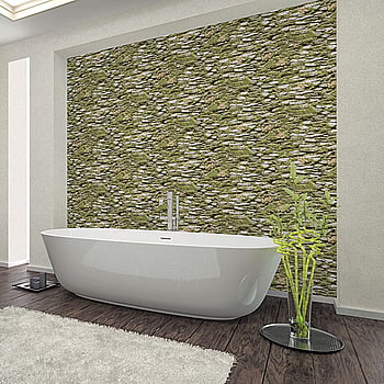 Galerie Wallcoverings Product Code 7336 - Evergreen Wallpaper Collection - Green Colours -  