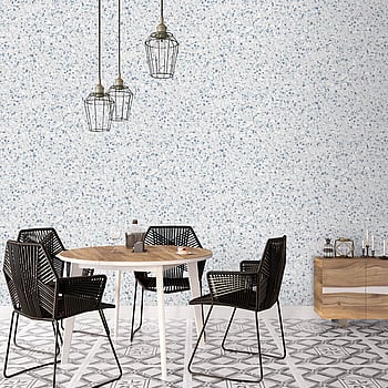 Galerie Wallcoverings Product Code 7376 - Evergreen Wallpaper Collection - Blue Mica Colours -  