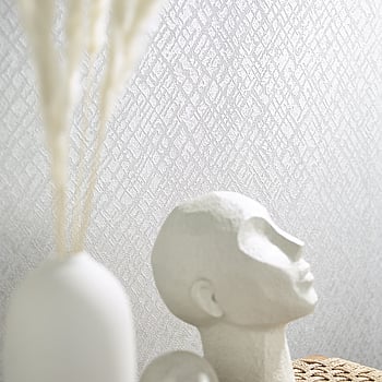 Galerie Wallcoverings Product Code 95040 - Vault Wallpaper Collection - White Colours -  