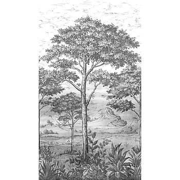 Galerie Wallcoverings Product Code A56702 - One Roll One Motif II Wallpaper Collection - Blackandwhite Colours -  