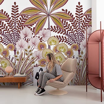 Galerie Wallcoverings Product Code A67701 - One Roll One Motif II Wallpaper Collection - Terracotta Colours -  