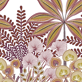 Galerie Wallcoverings Product Code A67701 - One Roll One Motif II Wallpaper Collection - Terracotta Colours -  