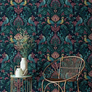 Galerie Wallcoverings Product Code A67801 - Arcadia Wallpaper Collection - Pink Colours -  