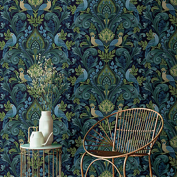 Galerie Wallcoverings Product Code A67802 - Arcadia Wallpaper Collection - Blue Colours -  