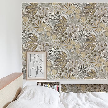 Galerie Wallcoverings Product Code A69002 - Karuna Wallpaper Collection - Beige Colours -  