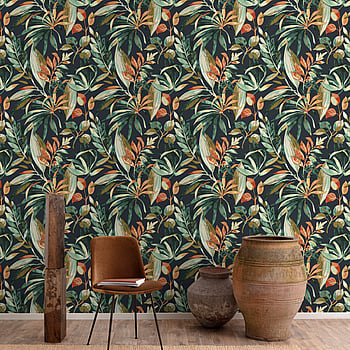 Galerie Wallcoverings Product Code A71202 - Karuna Wallpaper Collection - Orange Colours -  