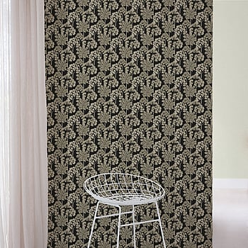 Galerie Wallcoverings Product Code A71302 - Arcadia Wallpaper Collection - Black Colours -  