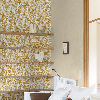 Galerie Wallcoverings Product Code A71801 - Karuna Wallpaper Collection - Gold Colours -  