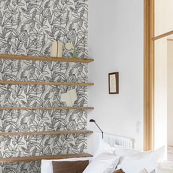 Galerie Wallcoverings Product Code A71802 - Karuna Wallpaper Collection - Black Colours -  