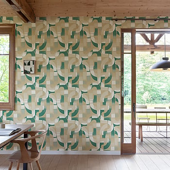 Galerie Wallcoverings Product Code A76001 - Karuna Wallpaper Collection - Green Colours -  