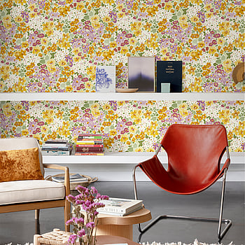 Galerie Wallcoverings Product Code A80501 - Inia Wallpaper Collection - Yellow Colours -  