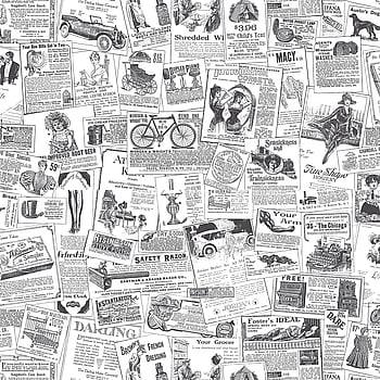 Galerie Wallcoverings Product Code BK32083 - Homestyle Wallpaper Collection - White Black Colours -  