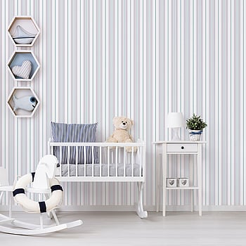 Galerie Wallcoverings Product Code G23310 - Deauville 2 Wallpaper Collection - Green Grey White Colours -  