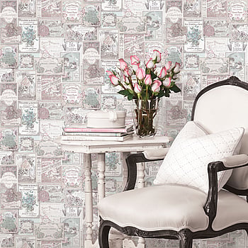 Galerie Wallcoverings Product Code G56279 - Anthologie Wallpaper Collection - Pink Colours -  